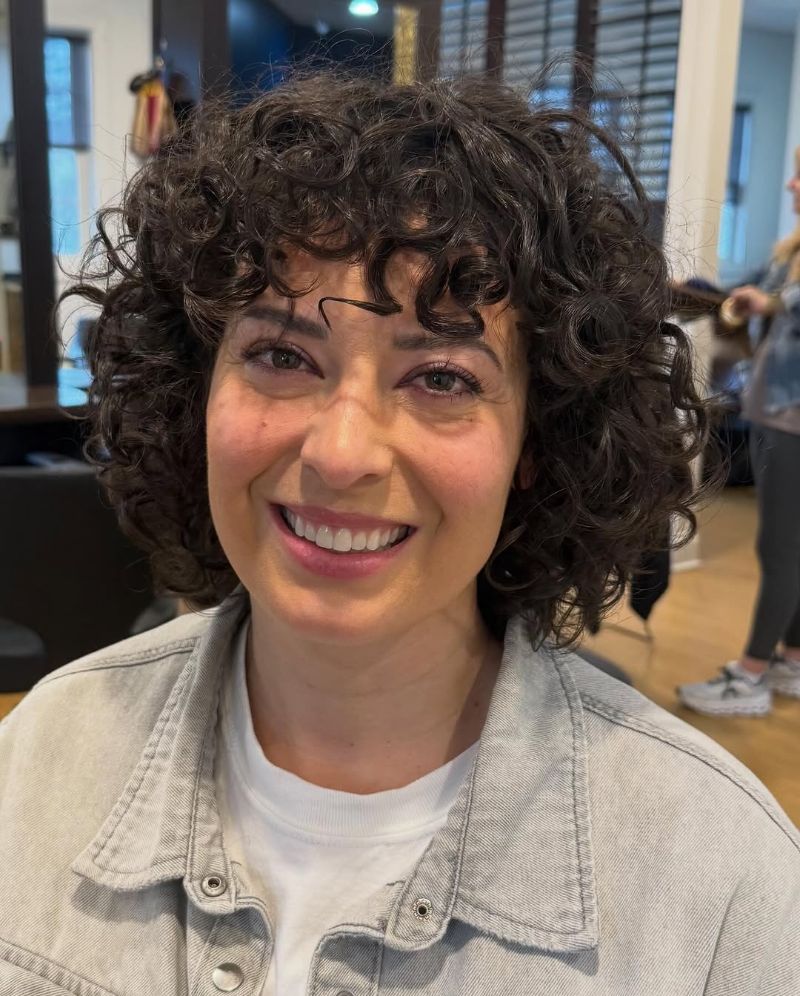 64. Textured Shoulder-Length Curls