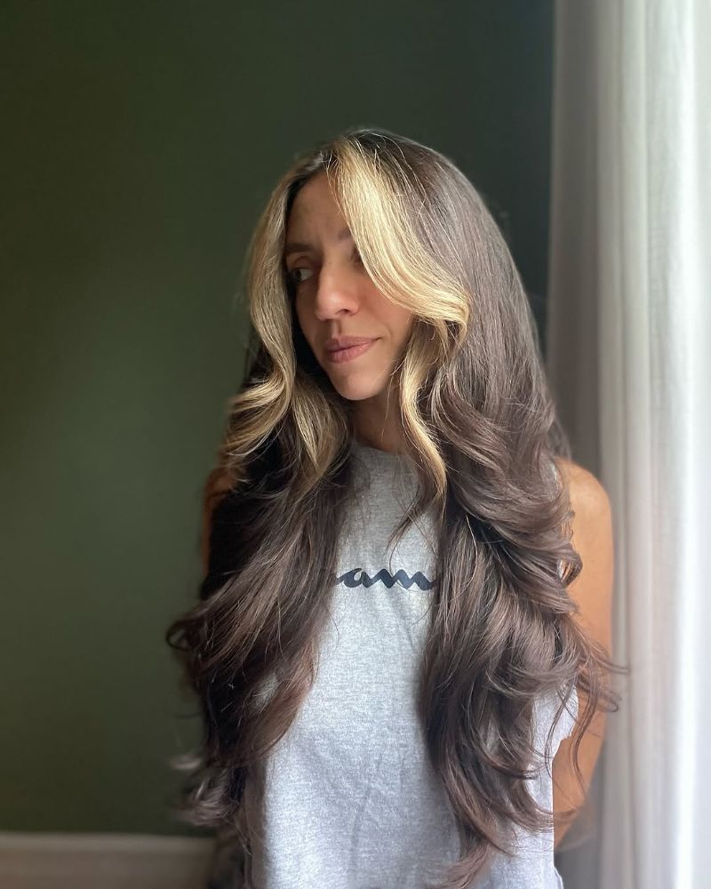 44. Half-Up Half-Down Two-Tone