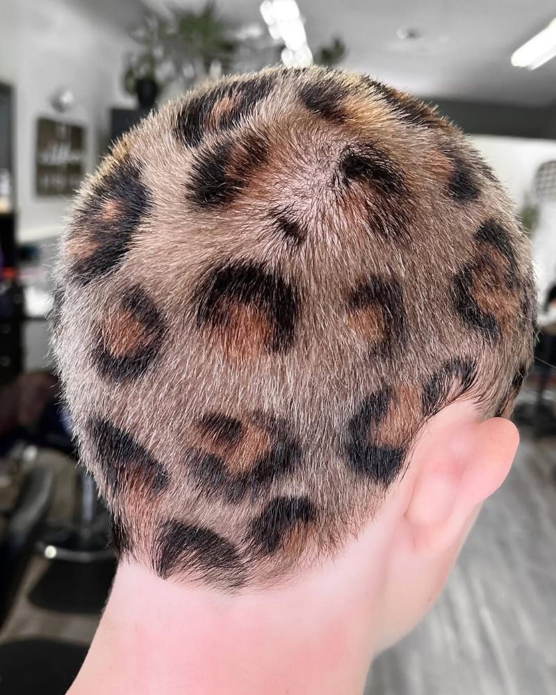 18. Leopard Print Fade
