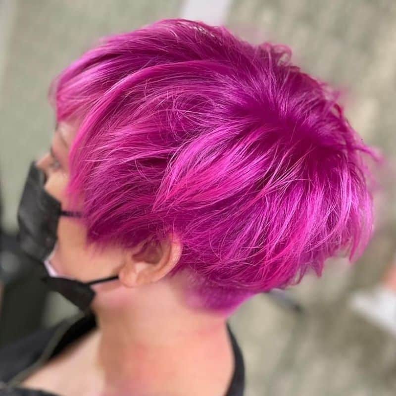 28. Vibrant Fuchsia Pixie