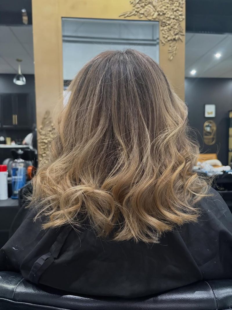 3. Warm Chocolate to Sun-Kissed Blonde Ombre