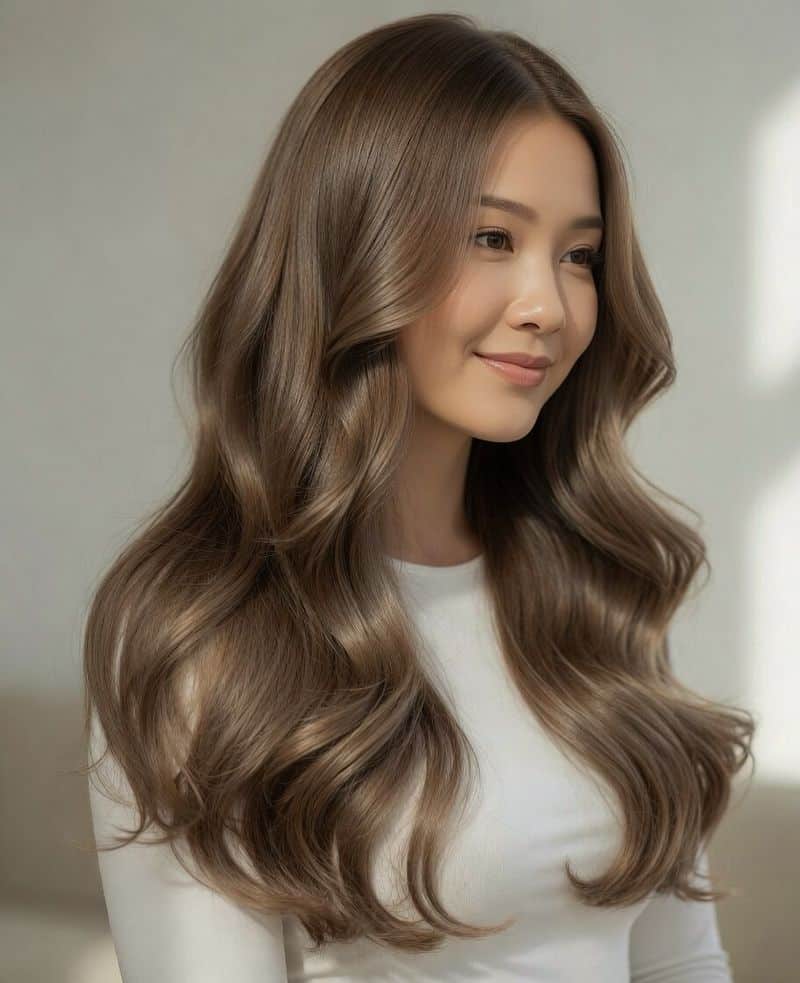 12. Ash Brown Cascading Waves