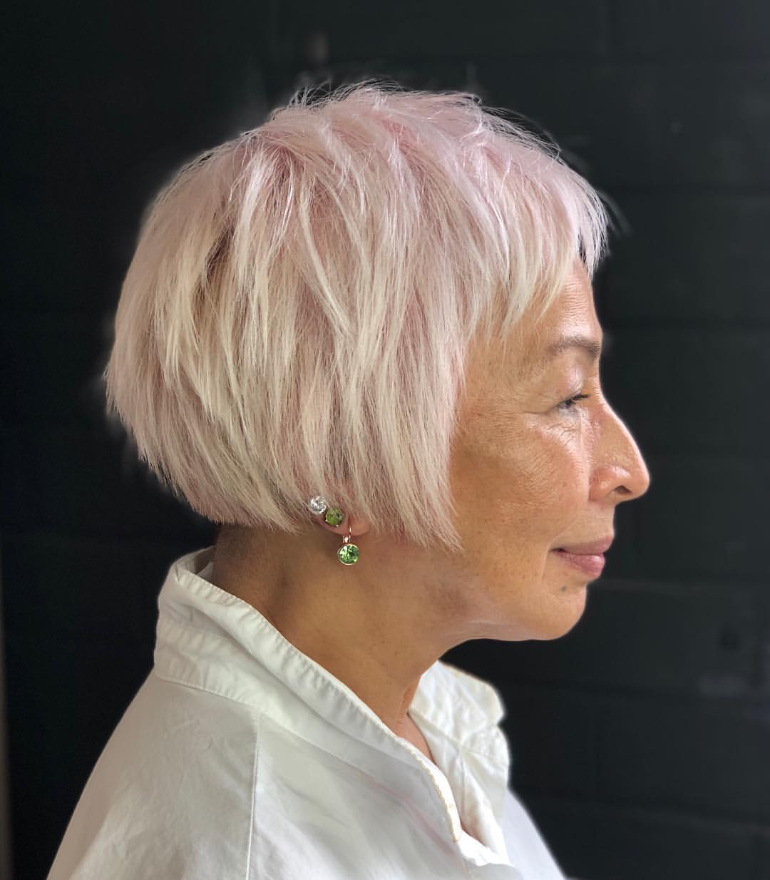 28. Blush Pink Textured Pixie Bob