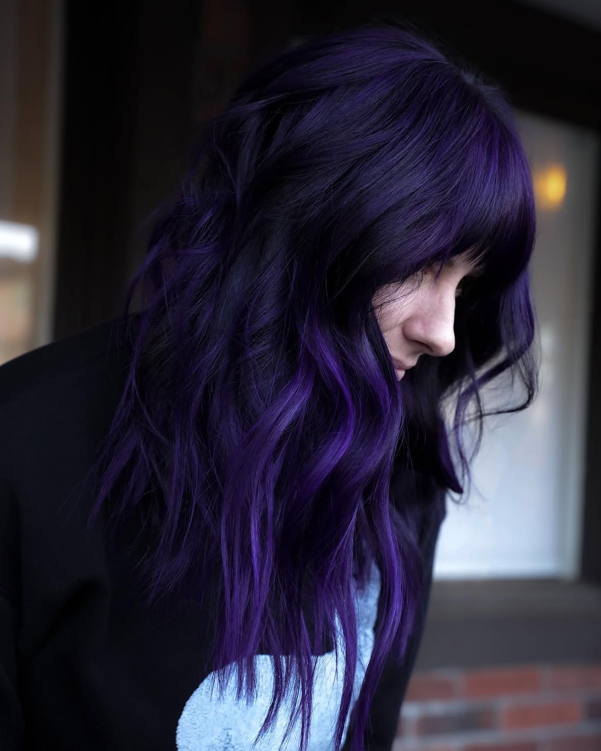 24. Bold Purple Waves