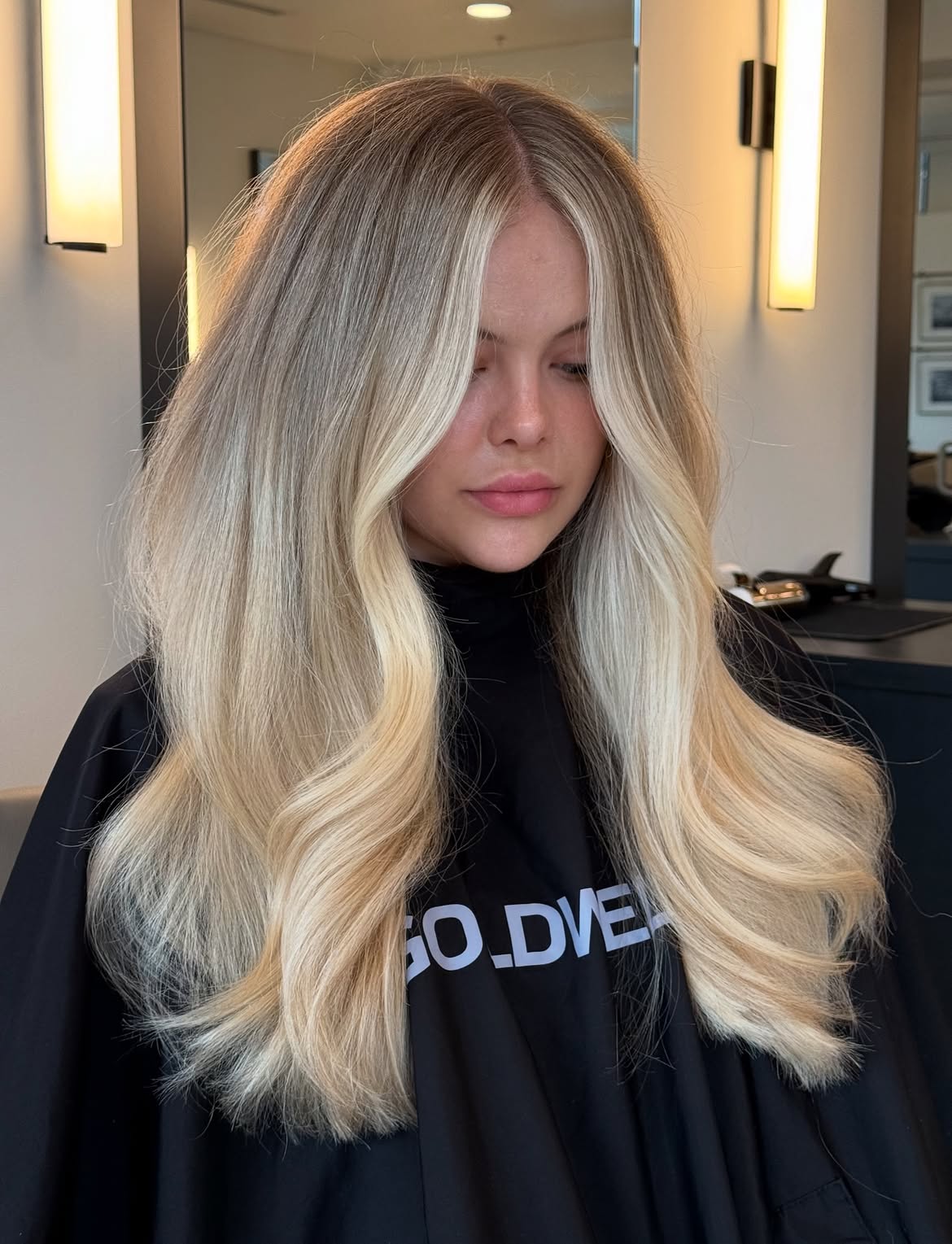 33. Bright Money Piece with Soft Waves