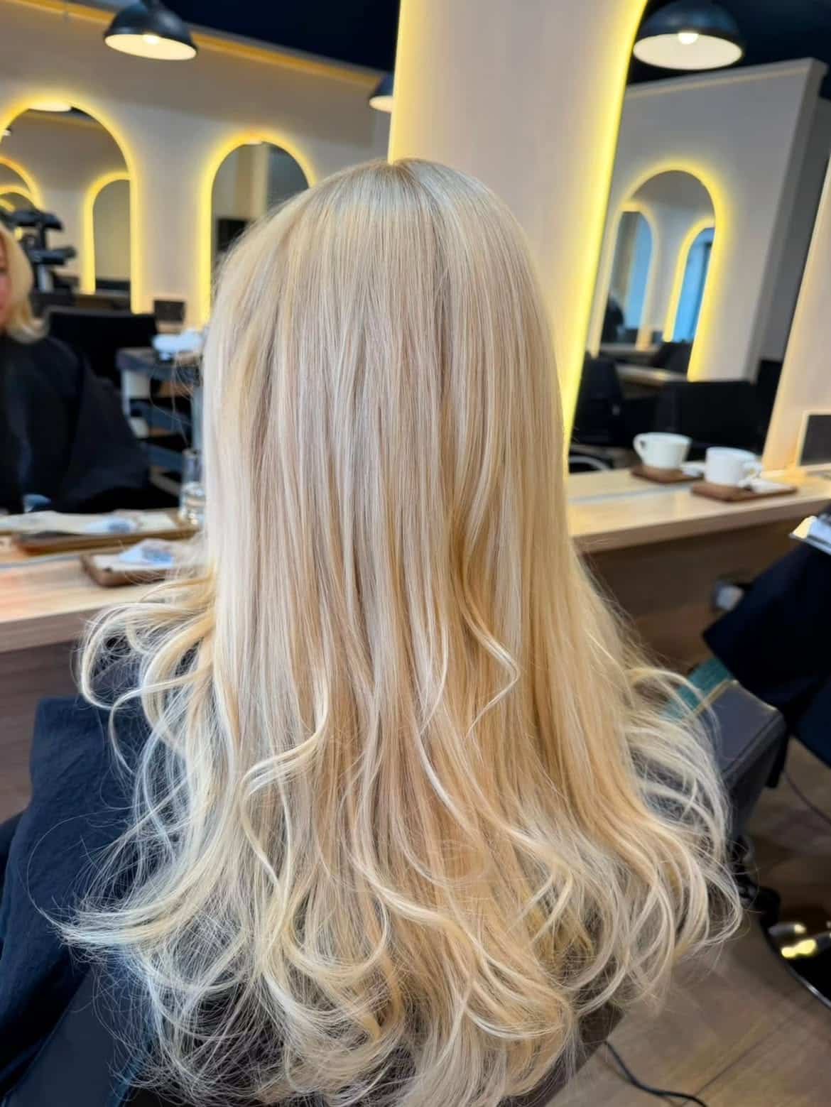 50. Bright Vanilla Blonde with Soft Ends