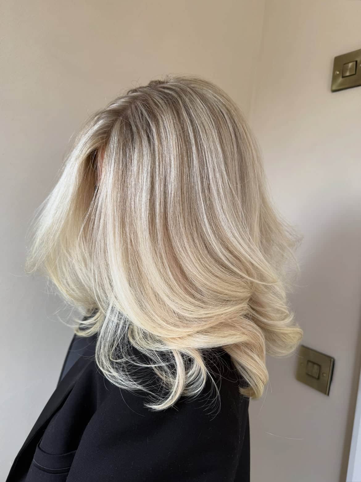 14. Buttery Balayage with Shadow Root