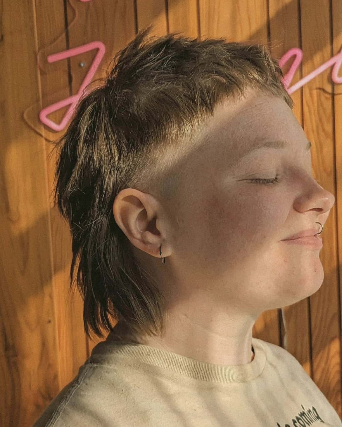 26. Buzz-Cut Sides Mullet