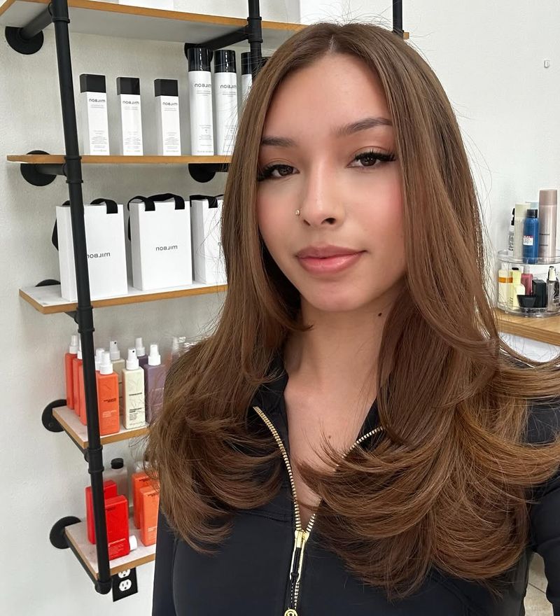34. Caramel Layered Blowout