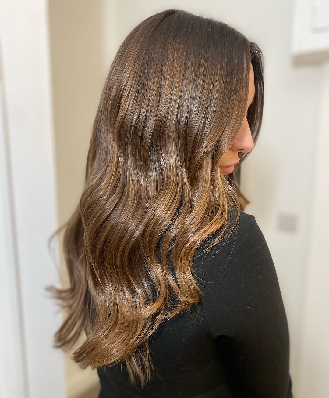 36. Caramel Ribbon Balayage