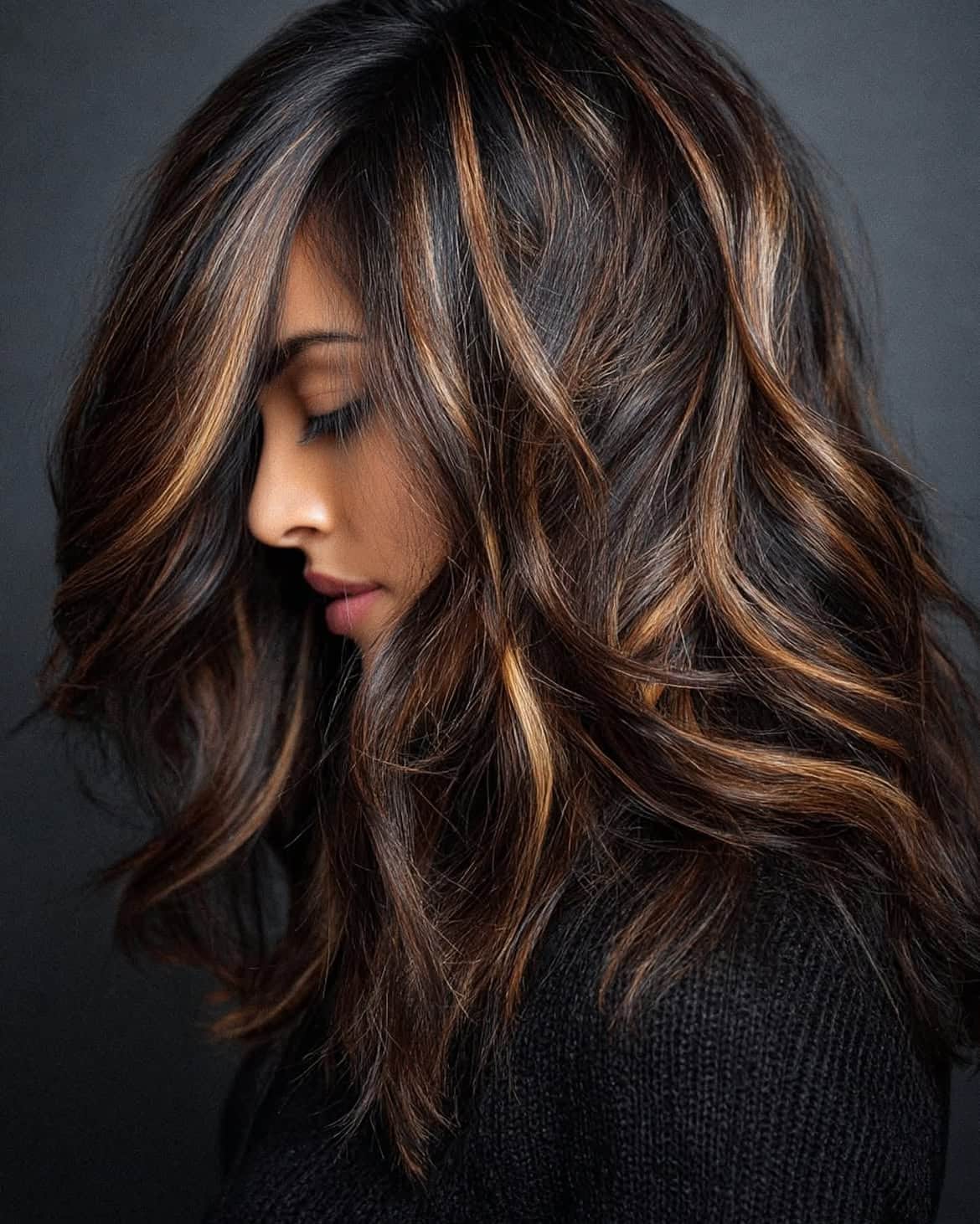 29. Caramel Ribbon Waves