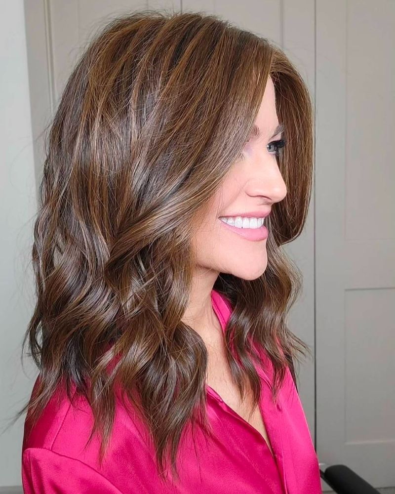 24. Caramel Ribboned Waves