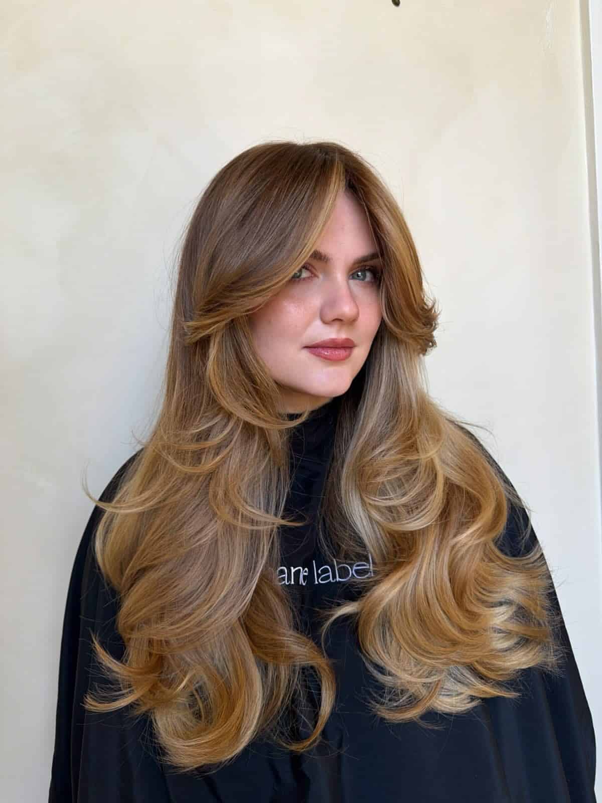 18. Caramel and Honey Blowout Layers