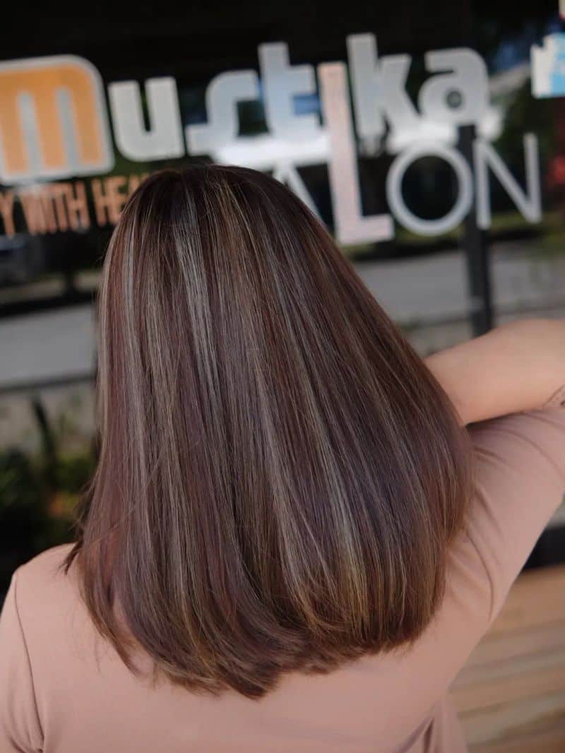 34. Chestnut Base With Subtle Ash Highlights