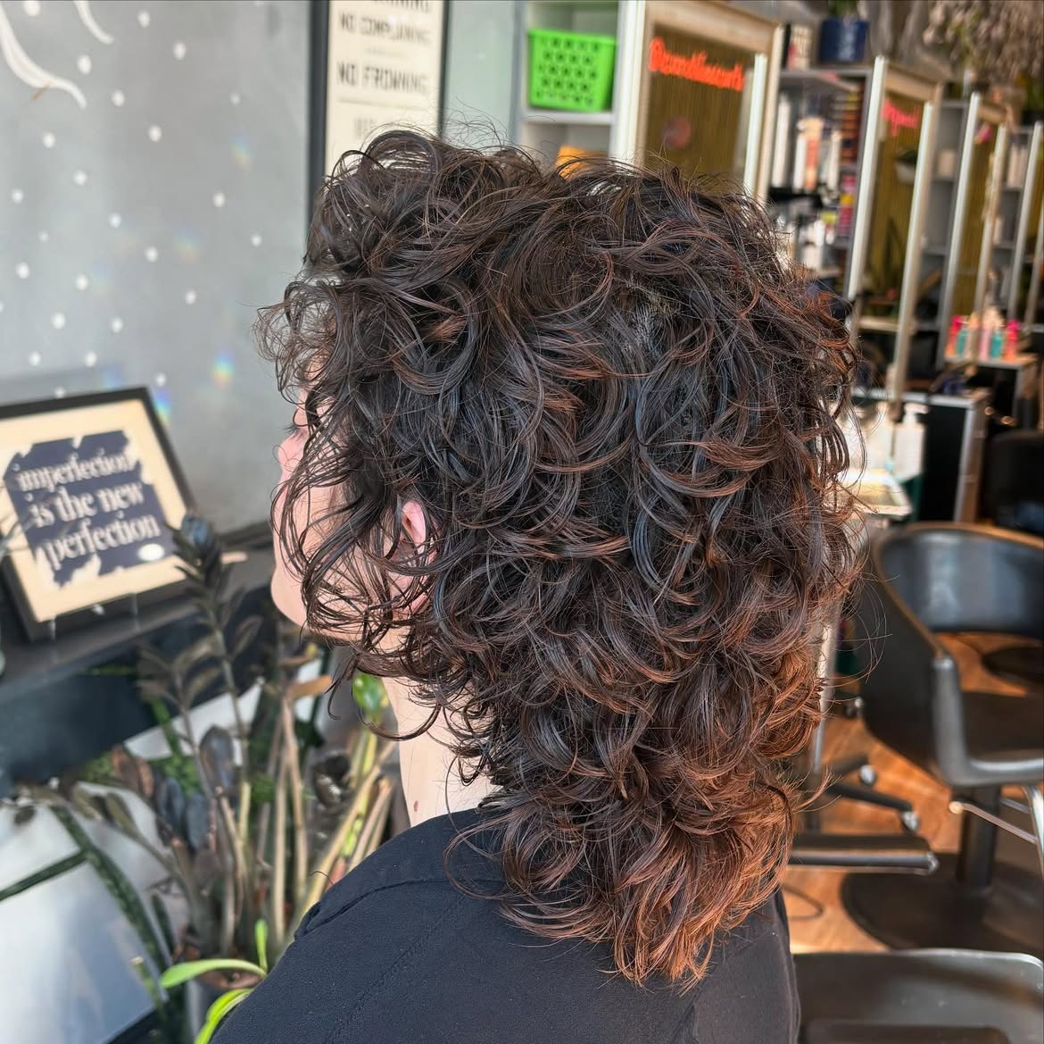 47. Chestnut Curls with Long Tail Layers