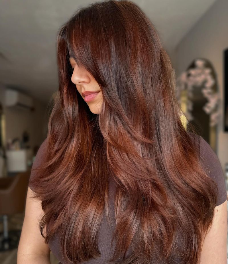 35. Cinnamon Spice Layered Blowout