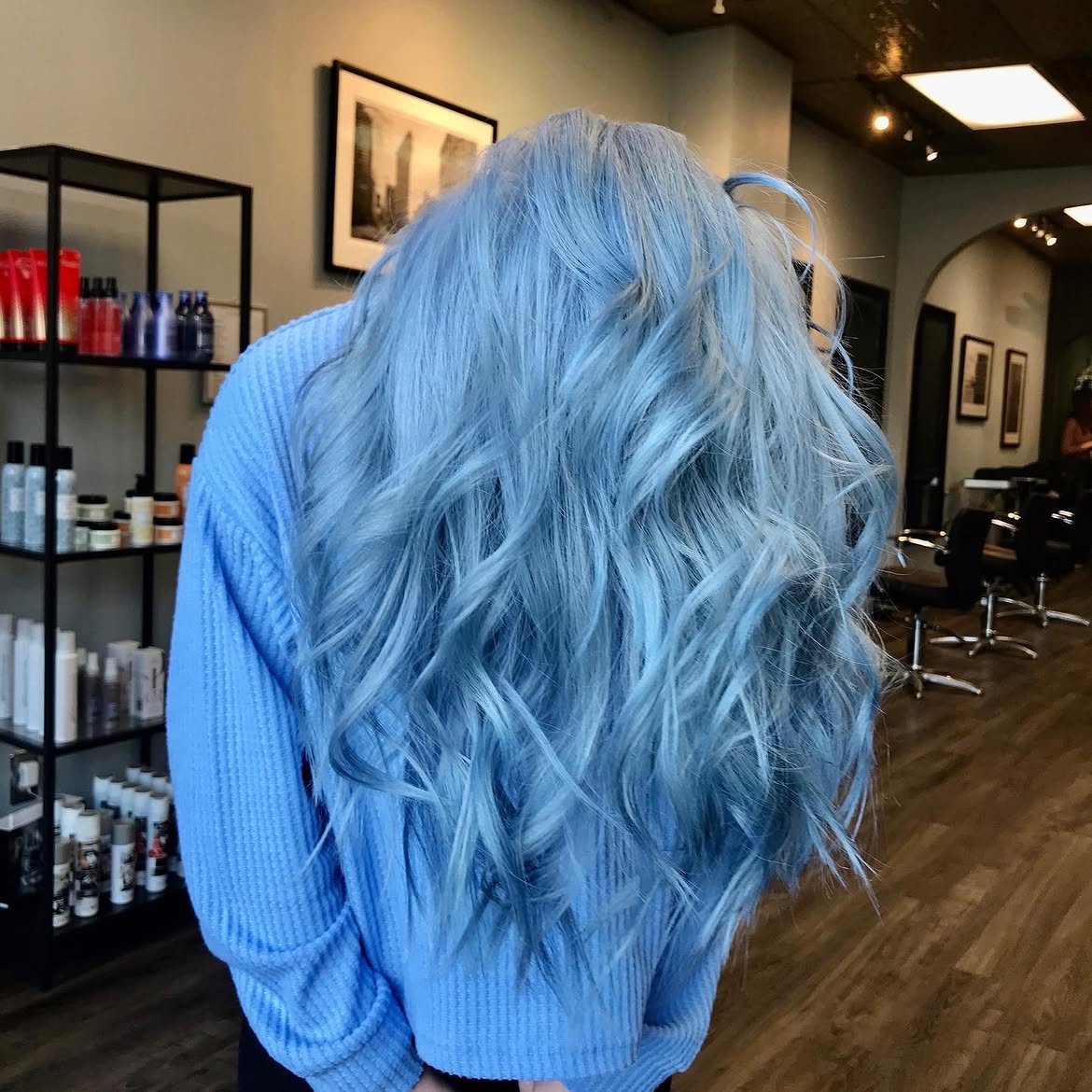 21. Cloud-Like Waves in Pastel Blue