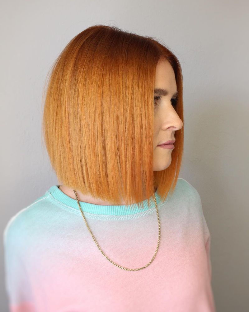 29. Copper Blunt Bob