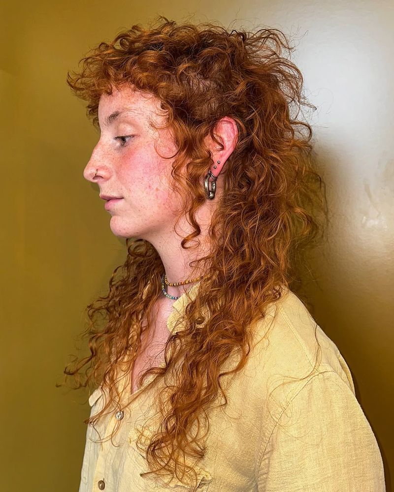 54. Copper Curls with Heavy Crown Layers