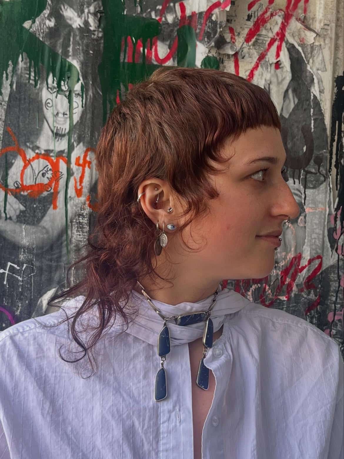 37. Copper Micro-Bangs with Shaggy Back