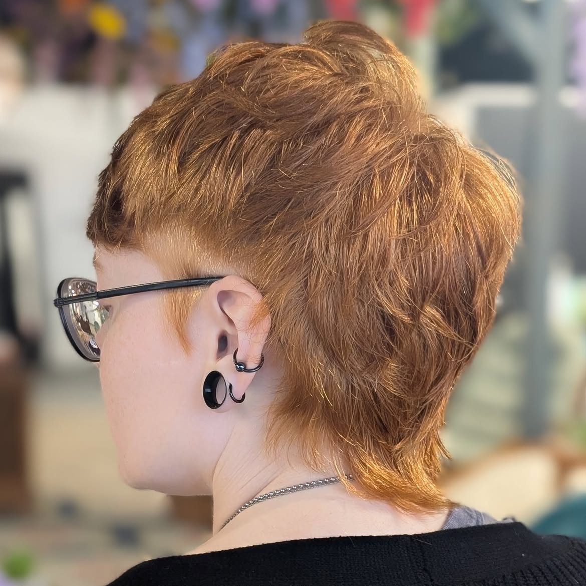 20. Coppery Undercut Mullet
