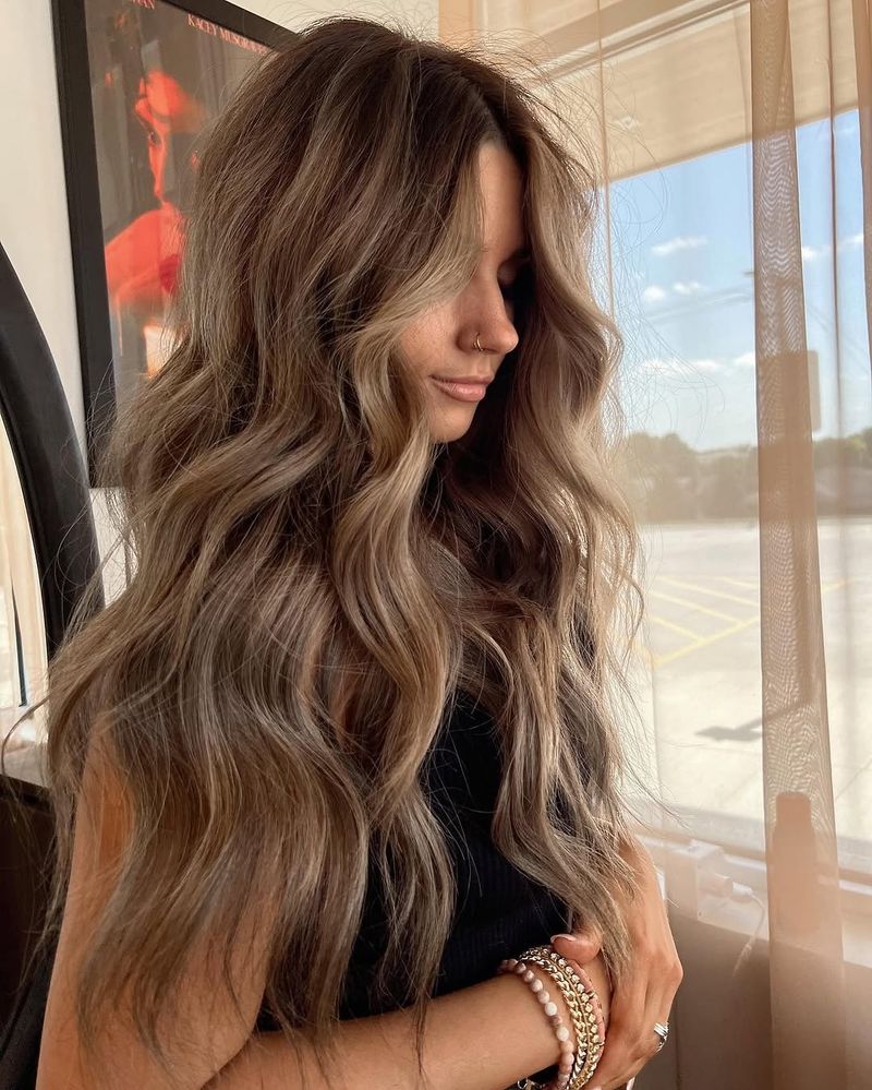 51. Creamy Mushroom Blonde Waves