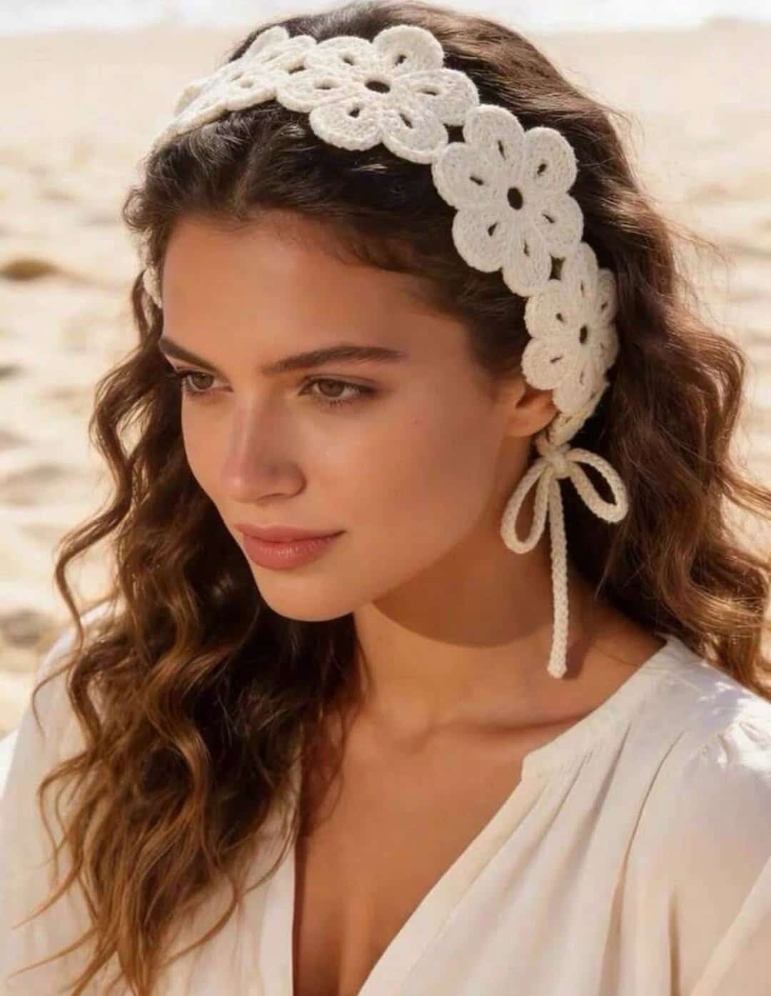16. Crochet Flower Headband