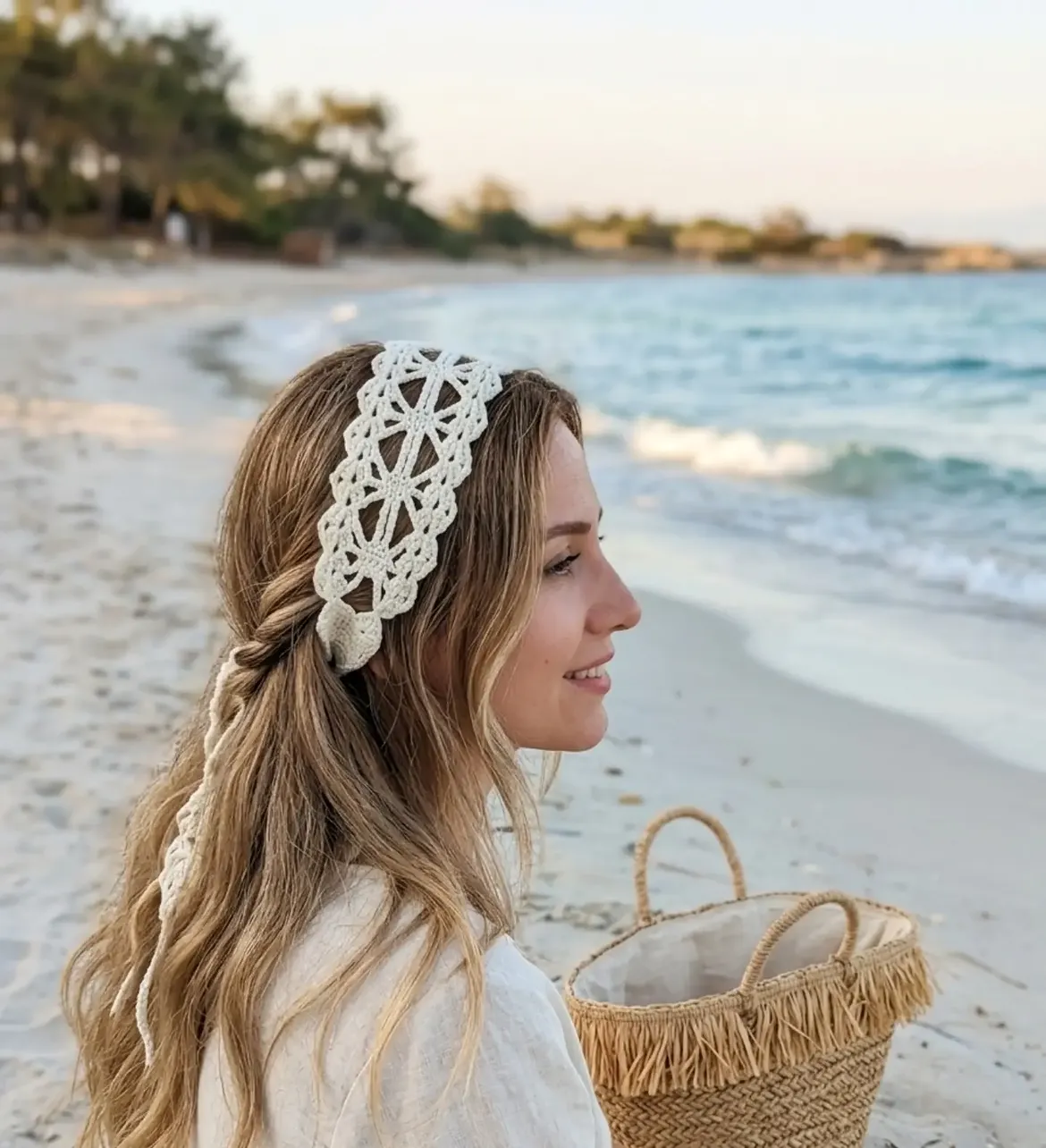 22. Crochet Headscarf Vibes