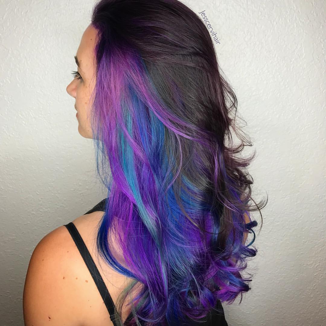 27. Deep Amethyst and Cobalt Peekaboo Layers