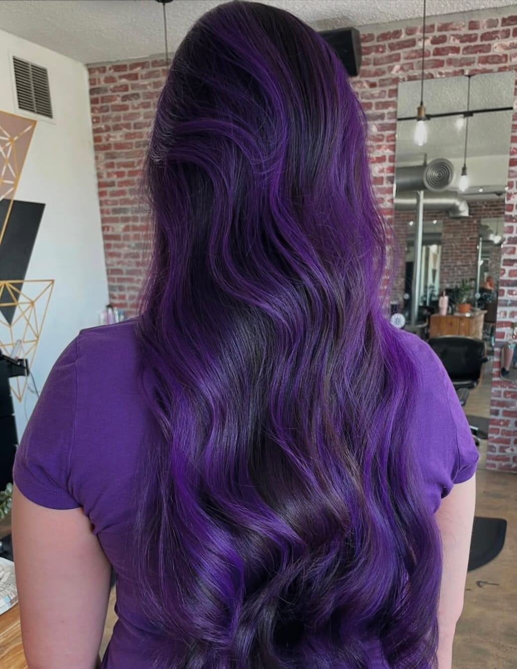 43. Deep Royal Purple Waves