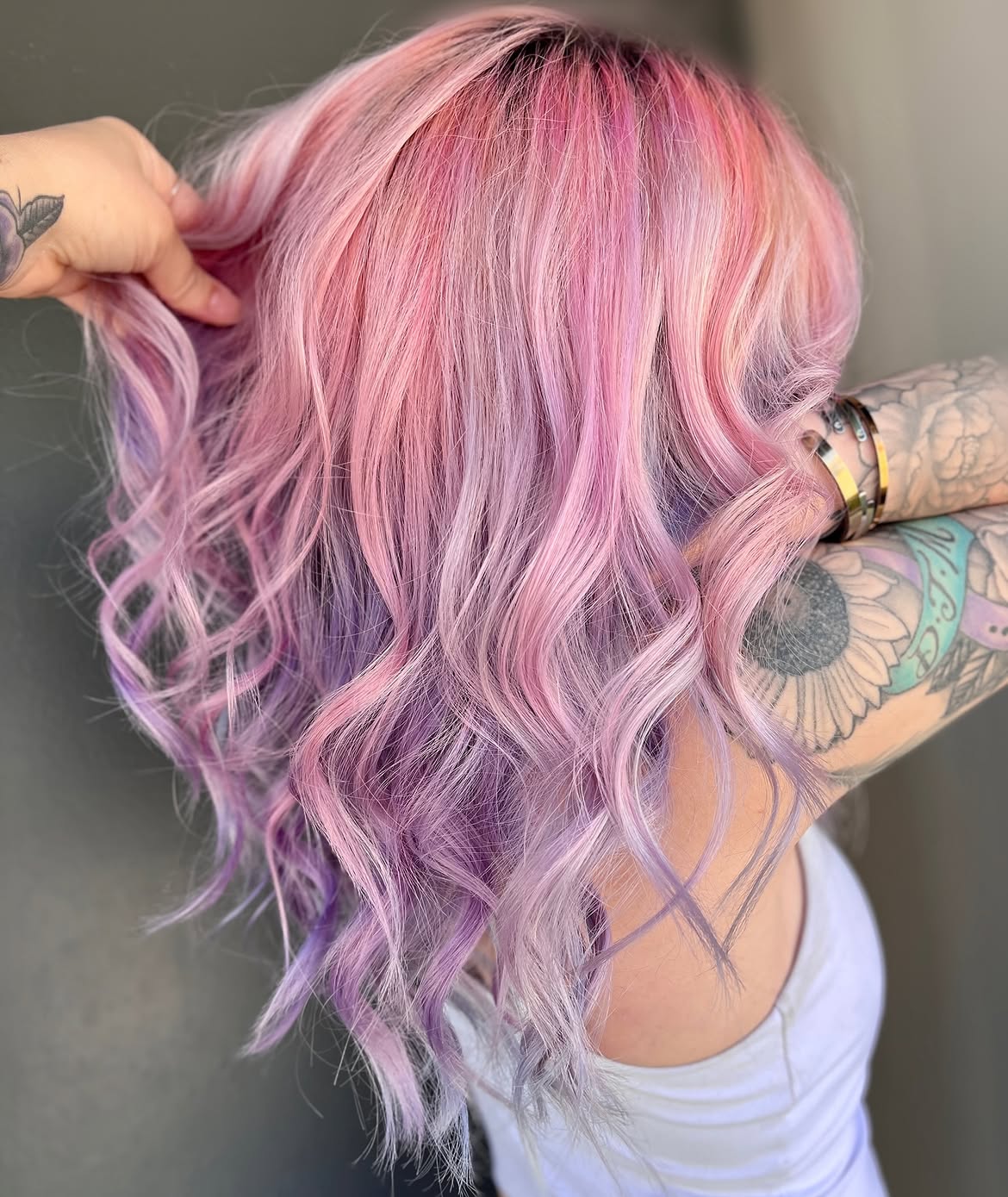 39. Dreamy Cotton Candy Waves