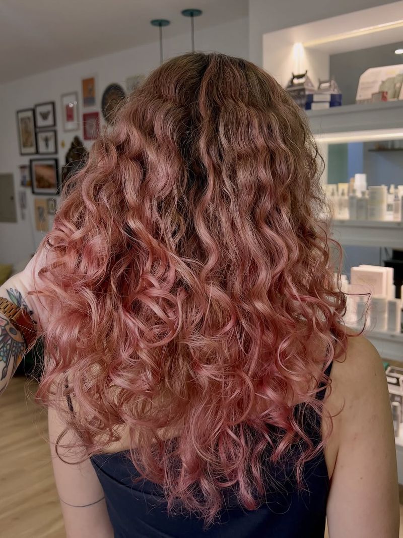 2. Dusty Rose Curls