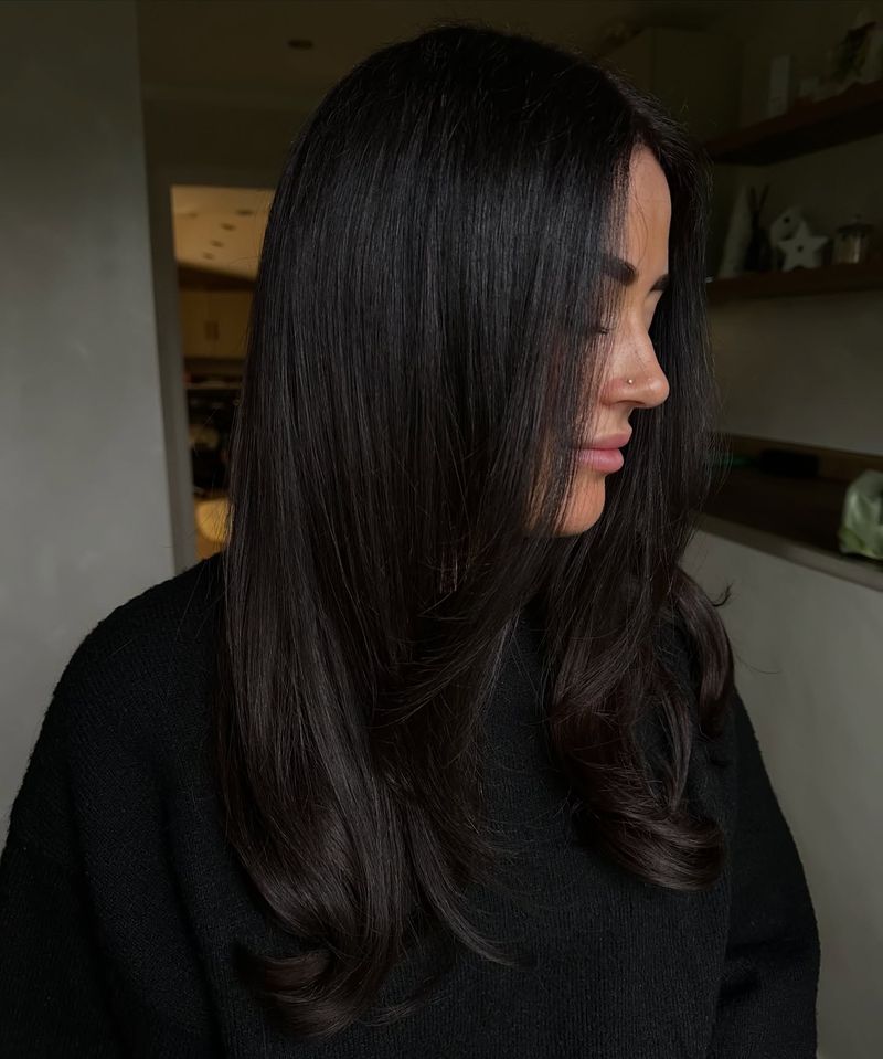 5. Espresso Blowout with Long Layers