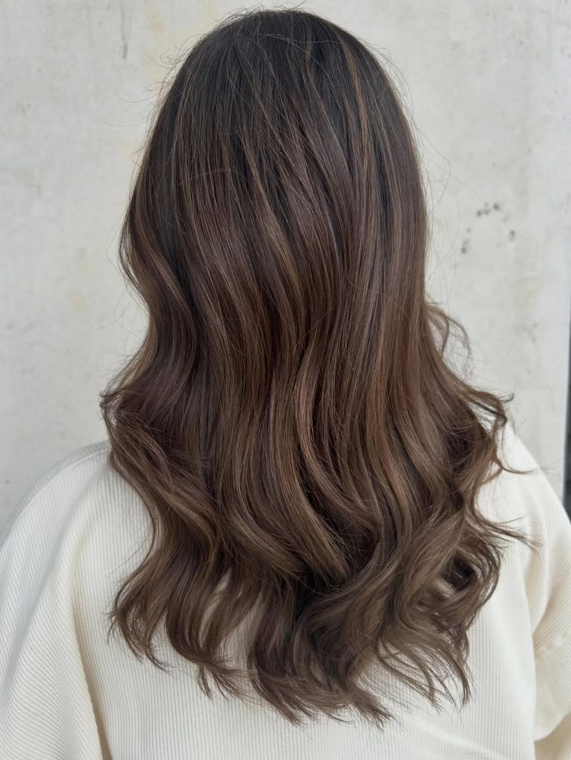 15. Espresso Waves with Subtle Highlights