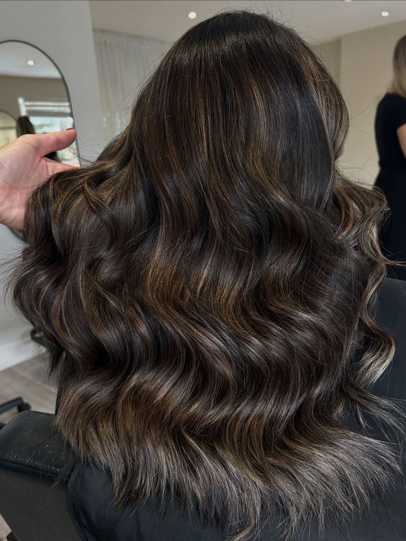27. Espresso Waves with Subtle Highlights