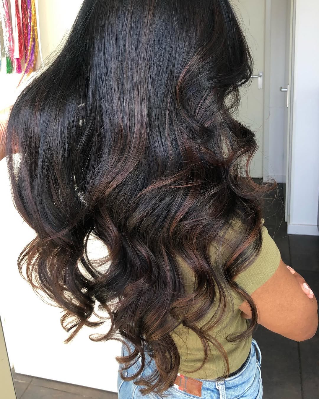 16. Espresso Waves with Subtle Mahogany Tones