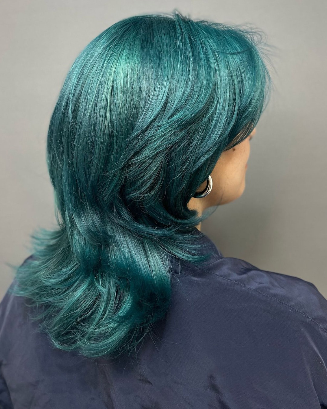 4. Feathered Mid-Length Shag