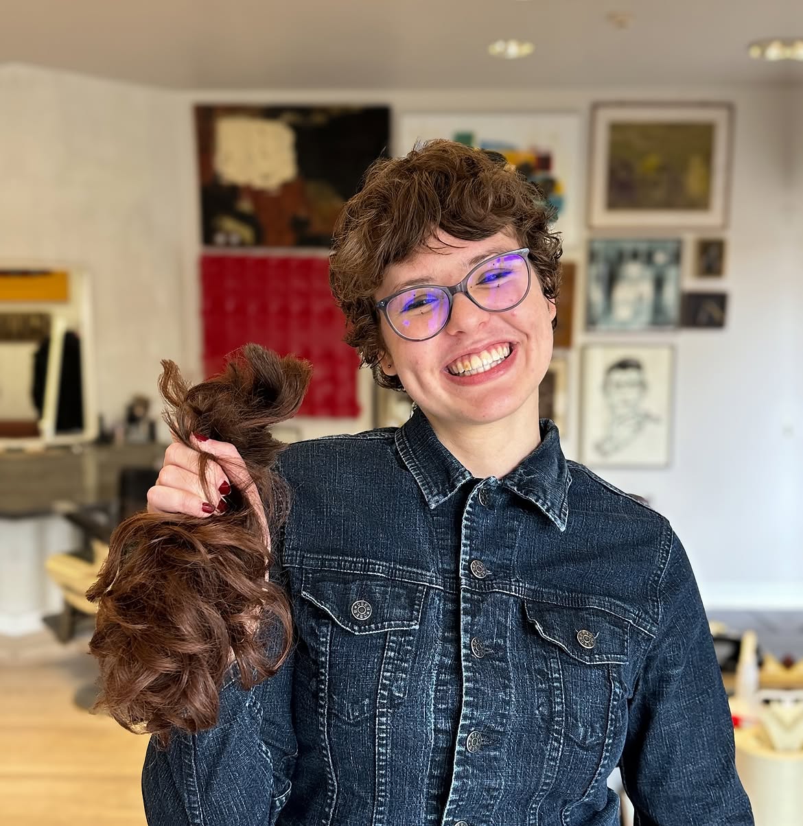 36. Fresh-Chop Curly Pixie Mullet