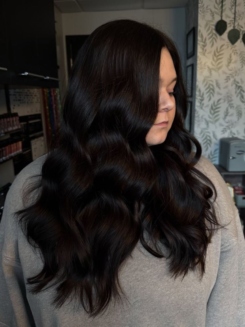 23. Glossy Espresso Waves