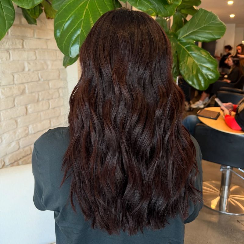 14. Glossy Mahogany Waves