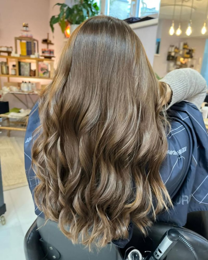 54. Glossy Toffee Waves