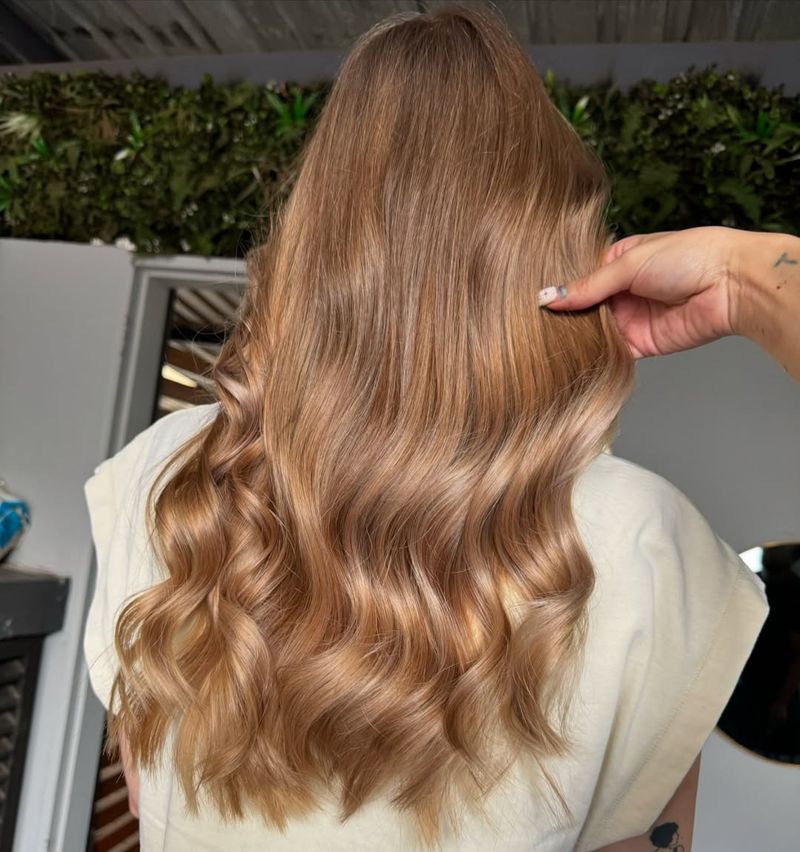 13. Golden Honey Waves