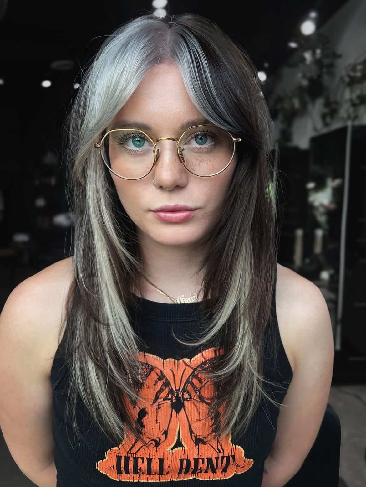 6. Gray Ombre with a Twist