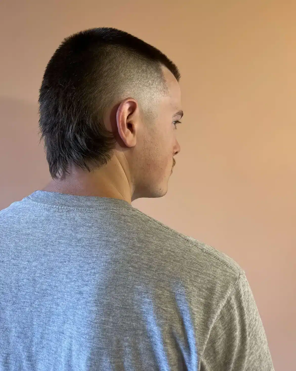 2. High-Fade Buzz Mullet