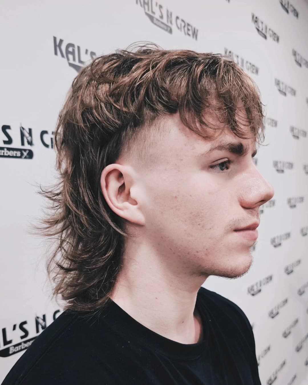 8. High-Fade Textured Mullet