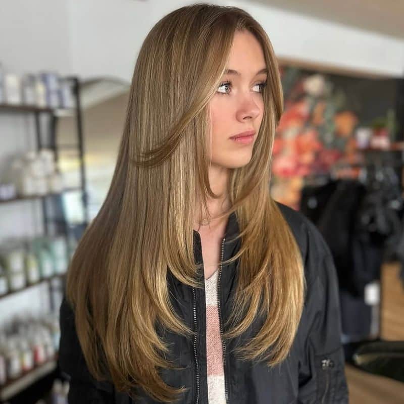 5. Honey Blonde Butterfly Layers