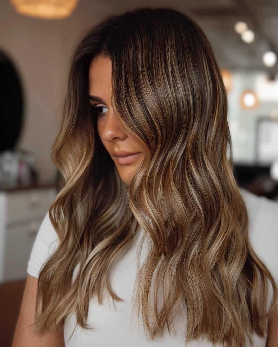 49. Honey-Kissed Bronde Waves