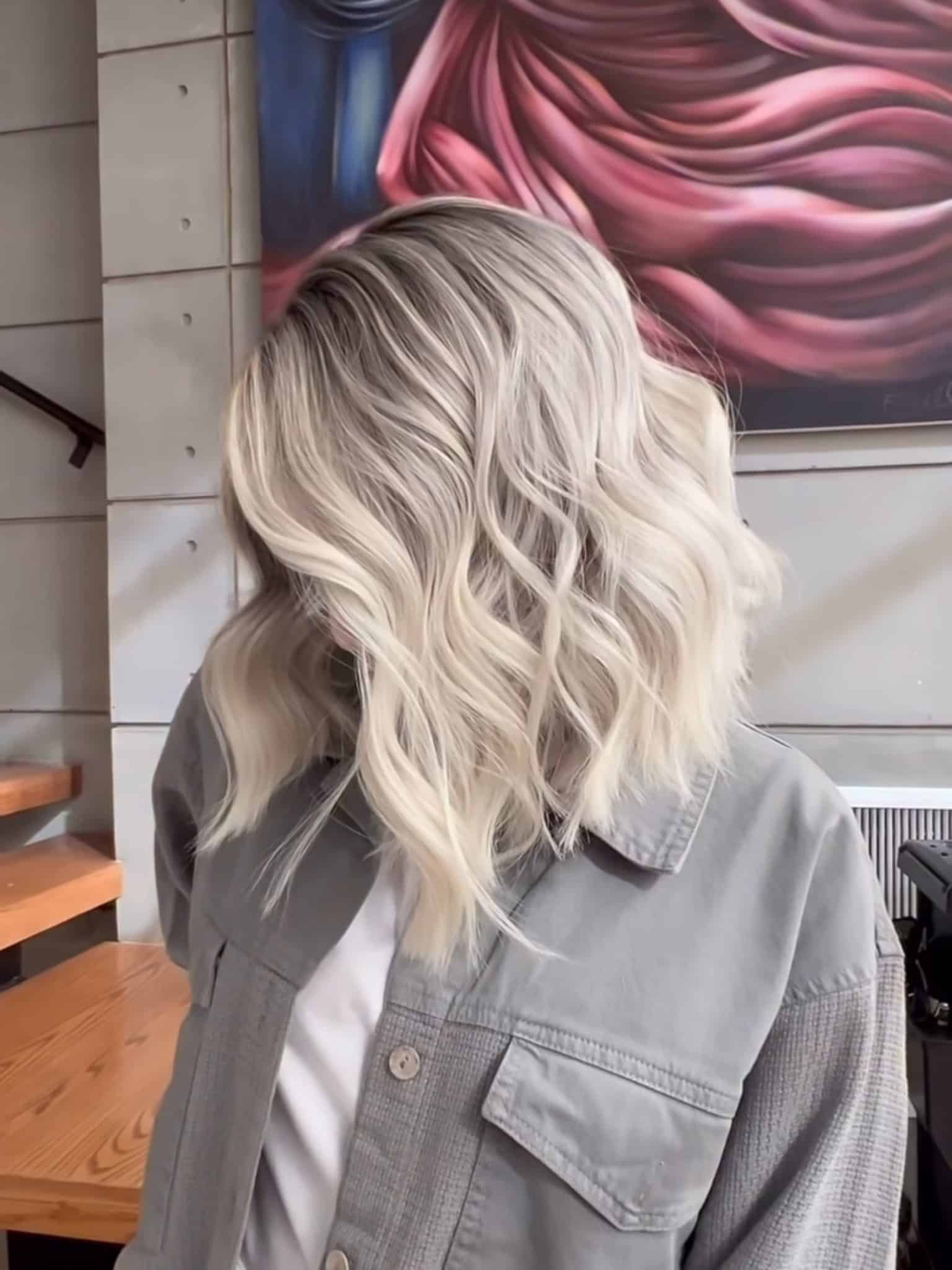 40. Icy Platinum and Ash Bronde Waves