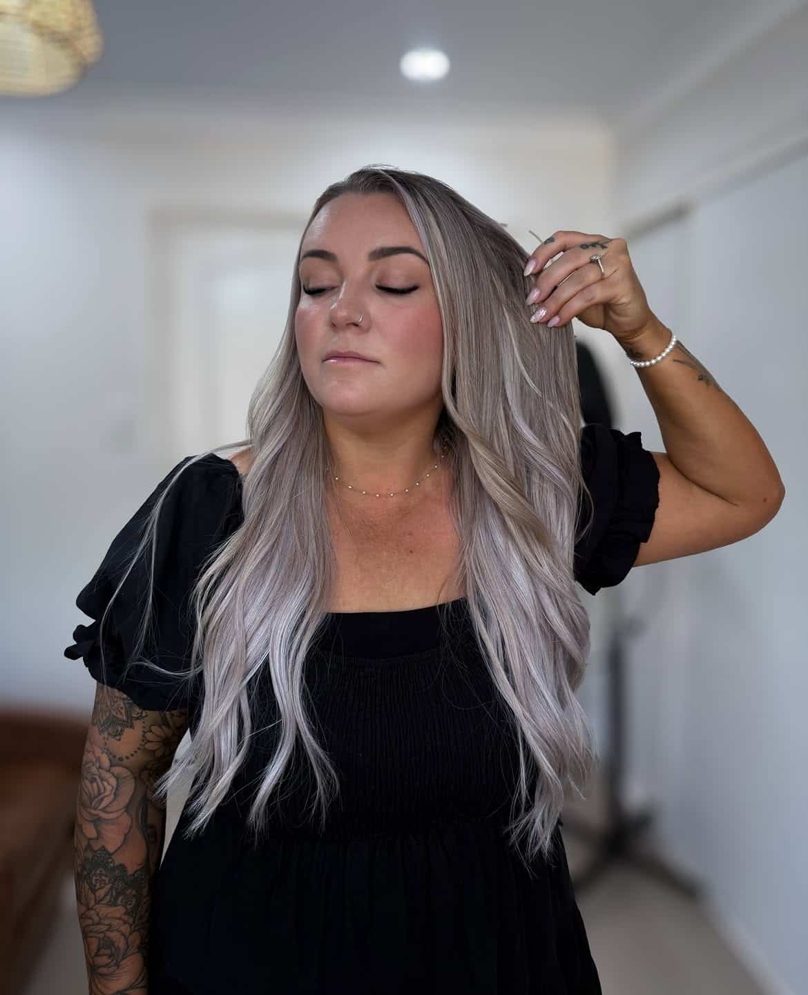 27. Icy Silver Waves