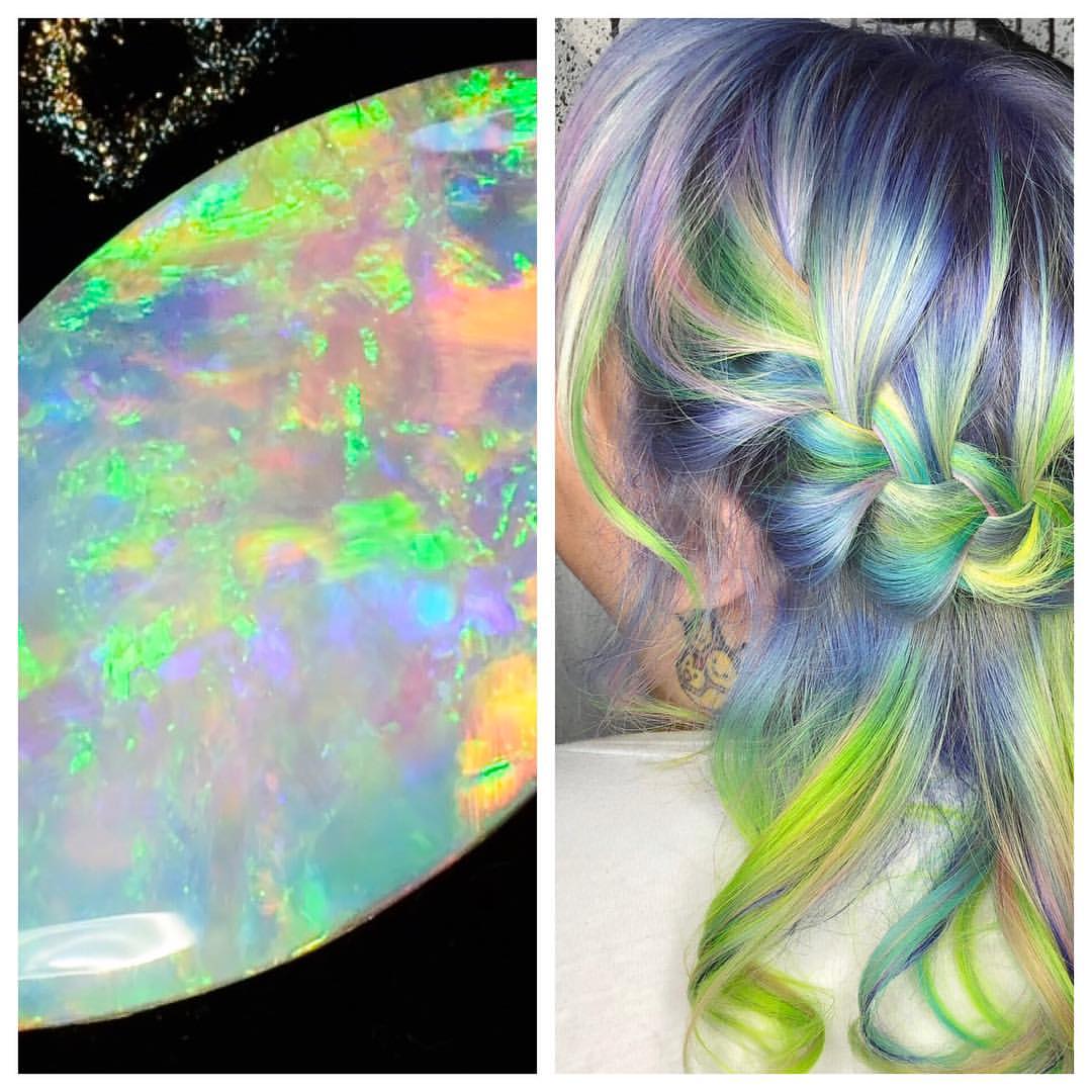 8. Iridescent Opal Braid